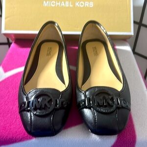 Michael Kors Black Leather Loafers